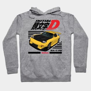 RX7 FD3S Initial D Hoodie